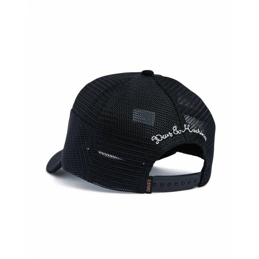 Deus Ex Machina Pill Cord Trucker Cap - Black