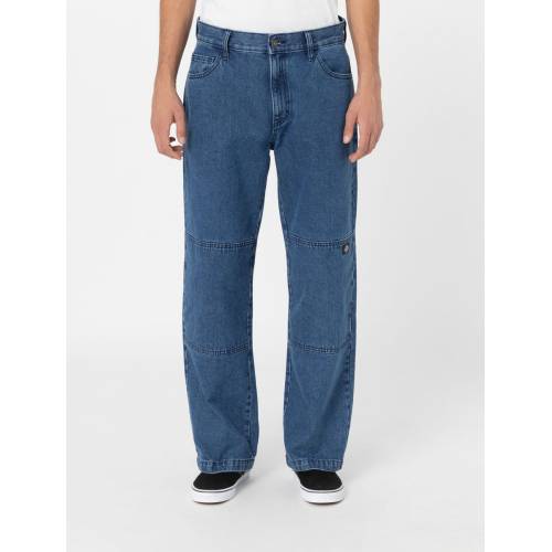 Dickies Double Knee Denim Pants - Classic Blue