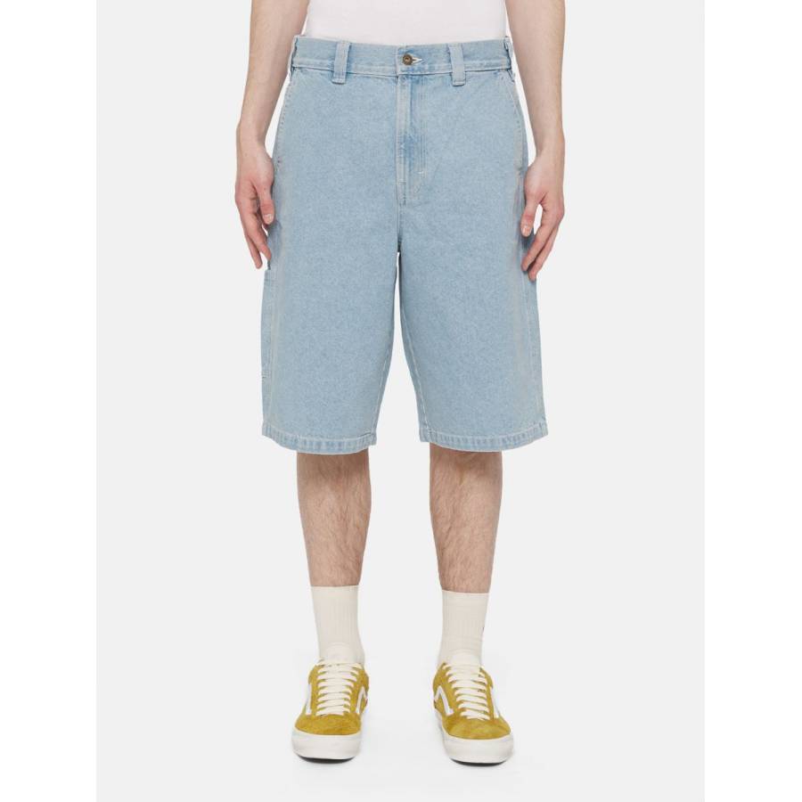 Dickies Madison Denim Shorts - Vintage Blue