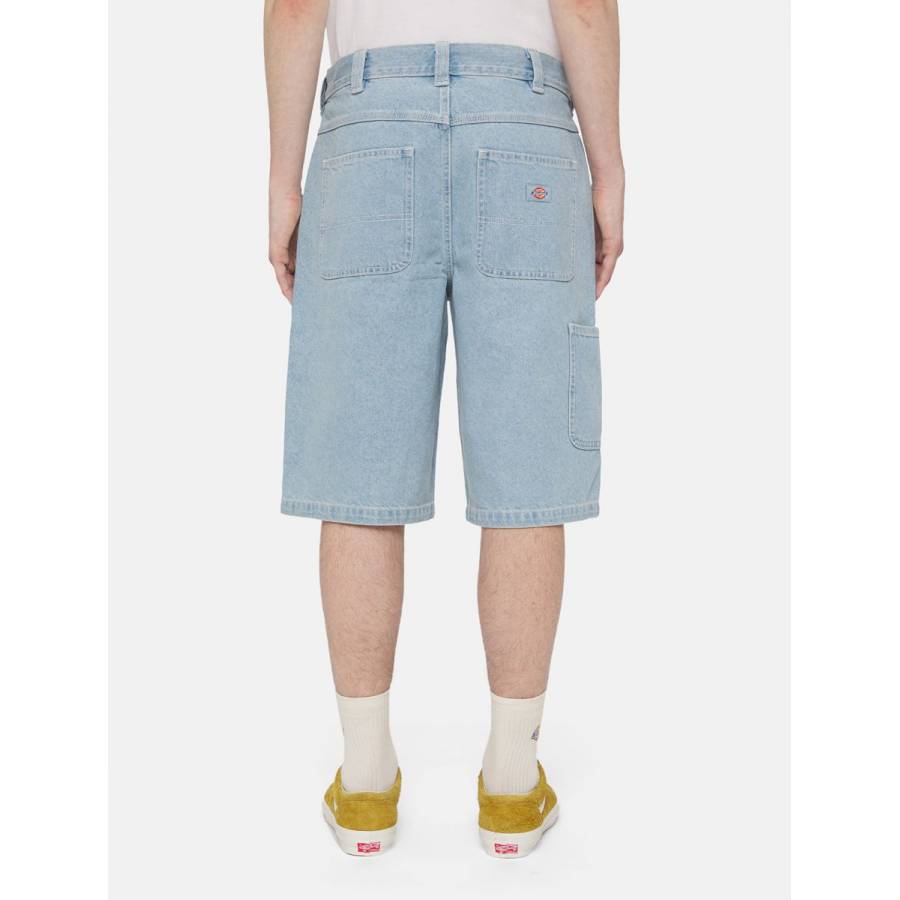 Dickies Madison Denim Shorts - Vintage Blue