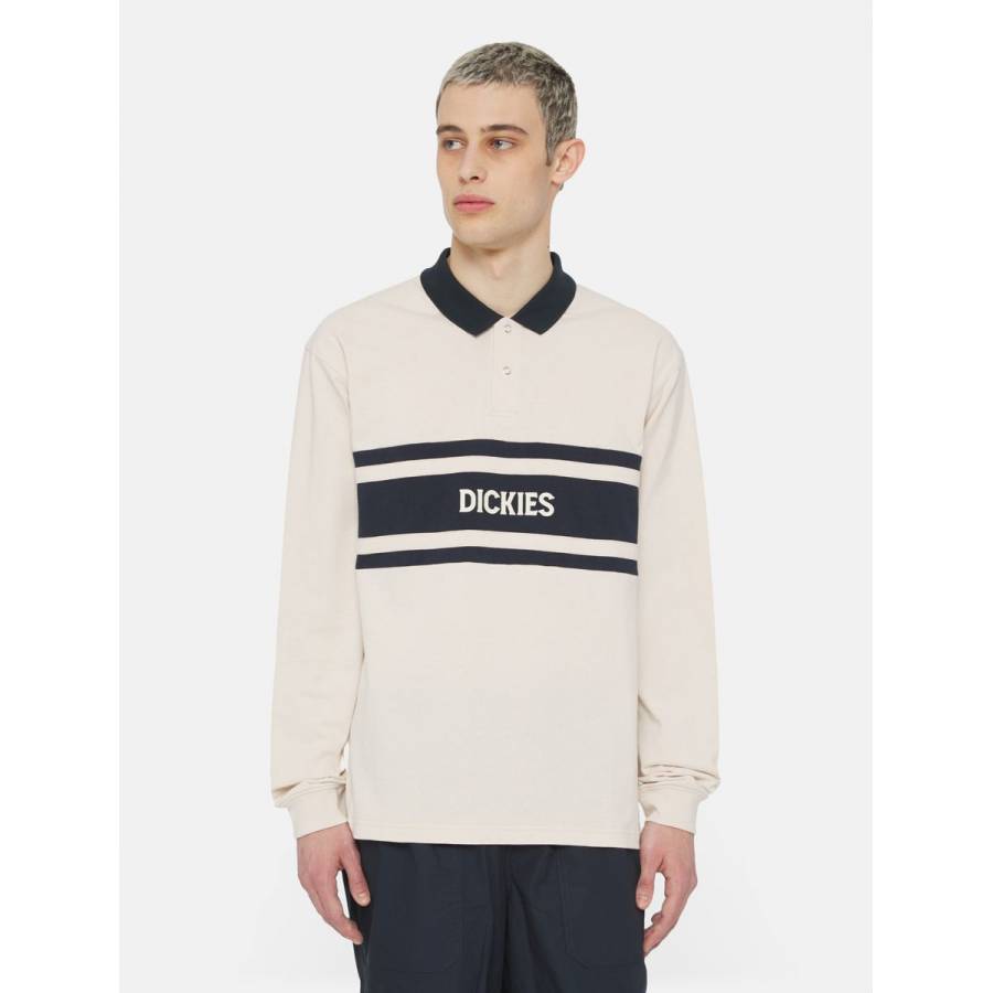 Dickies Yorktown Rugby Longsleeve – Whitecap Gre...