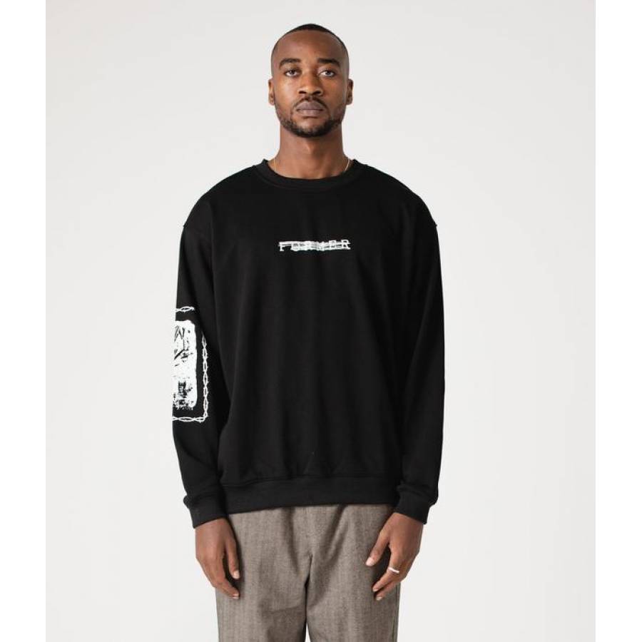 Former Shifting Crewneck - Black