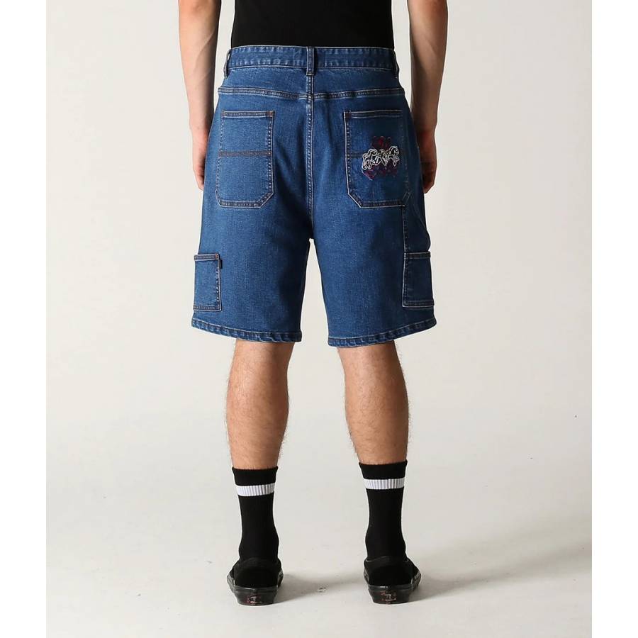 Former Distend Denim Walkshort - Dark Blue Denim