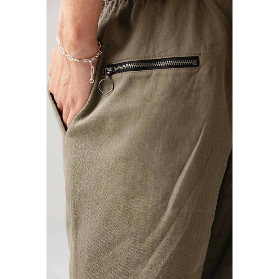 Former Prayer Herringbone Pant - Army