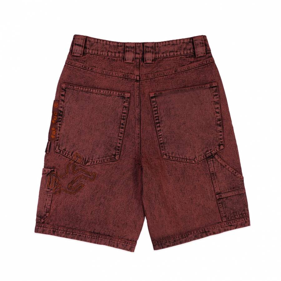 FUC Work Jorts - Red