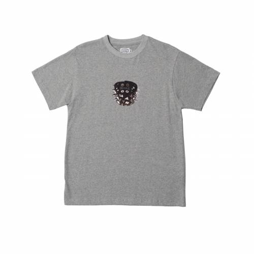 Hoddle Stud T-Shirt - Heather Grey