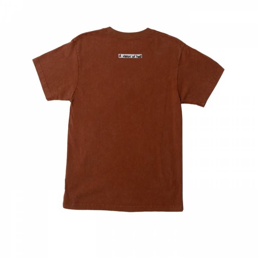 Hoddle Vision Logo T-Shirt - Brown / Green