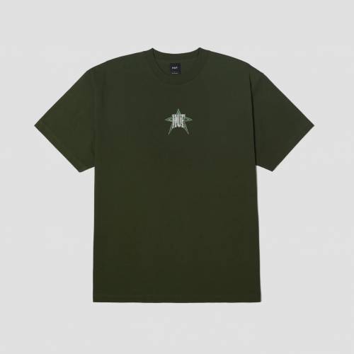 Huf Galactic T-Shirt - Hunter Green