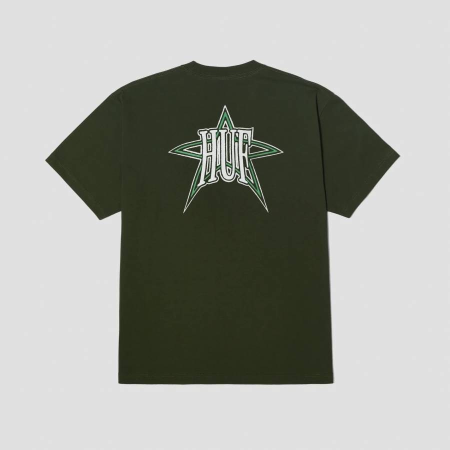 Huf Galactic T-Shirt - Hunter Green