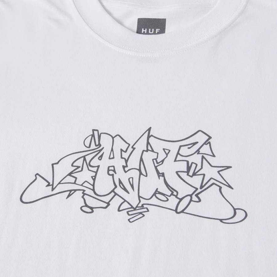 Huf Outlines T-Shirt - White