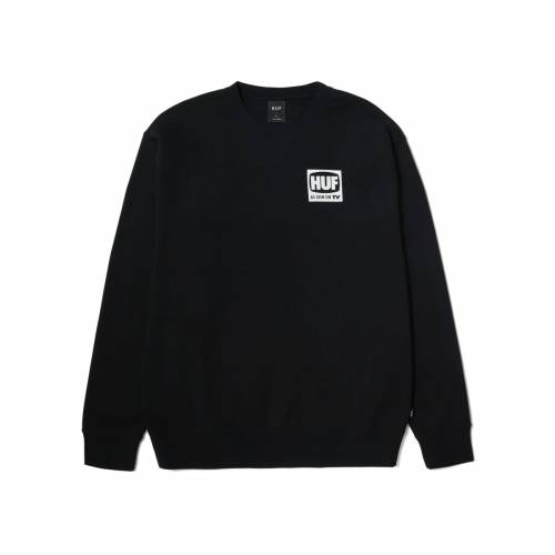 HUF As Seen On TV Crewneck Sweatshirt - Black