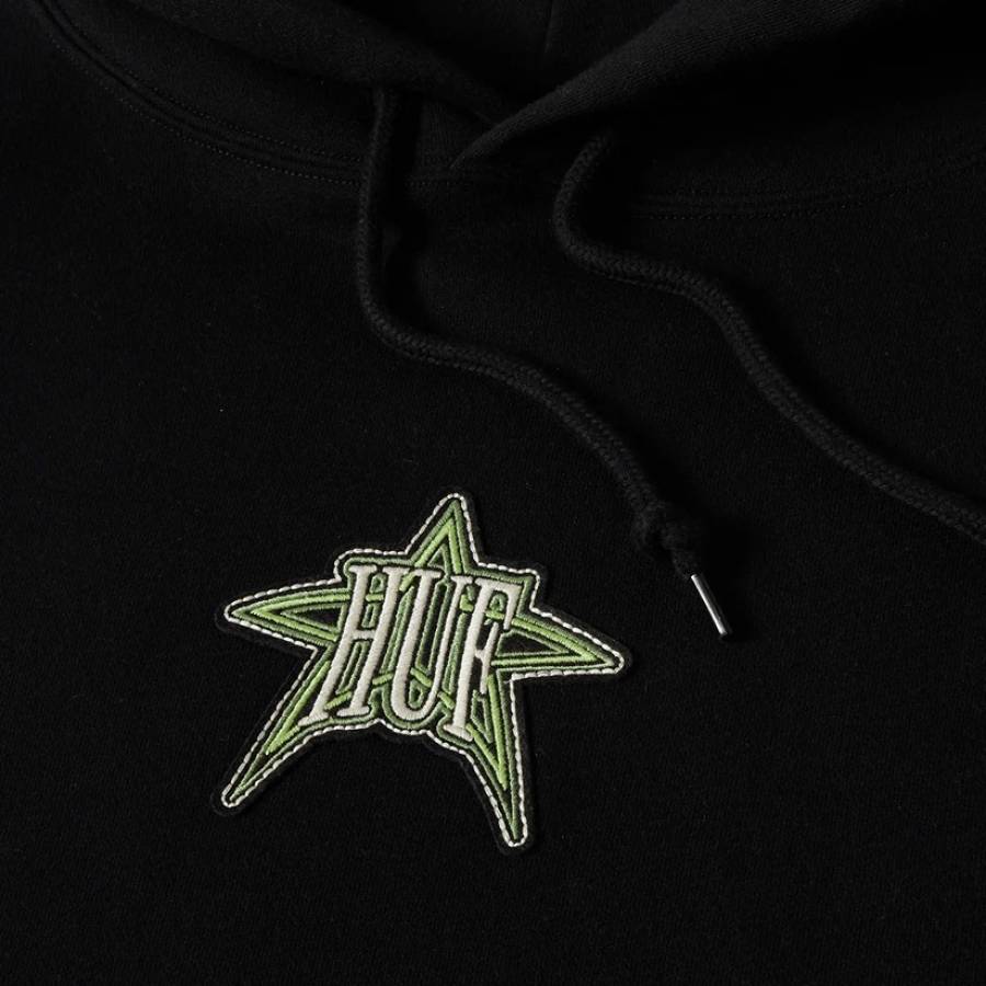 HUF Intergalactic Pullover Hoodie - Black