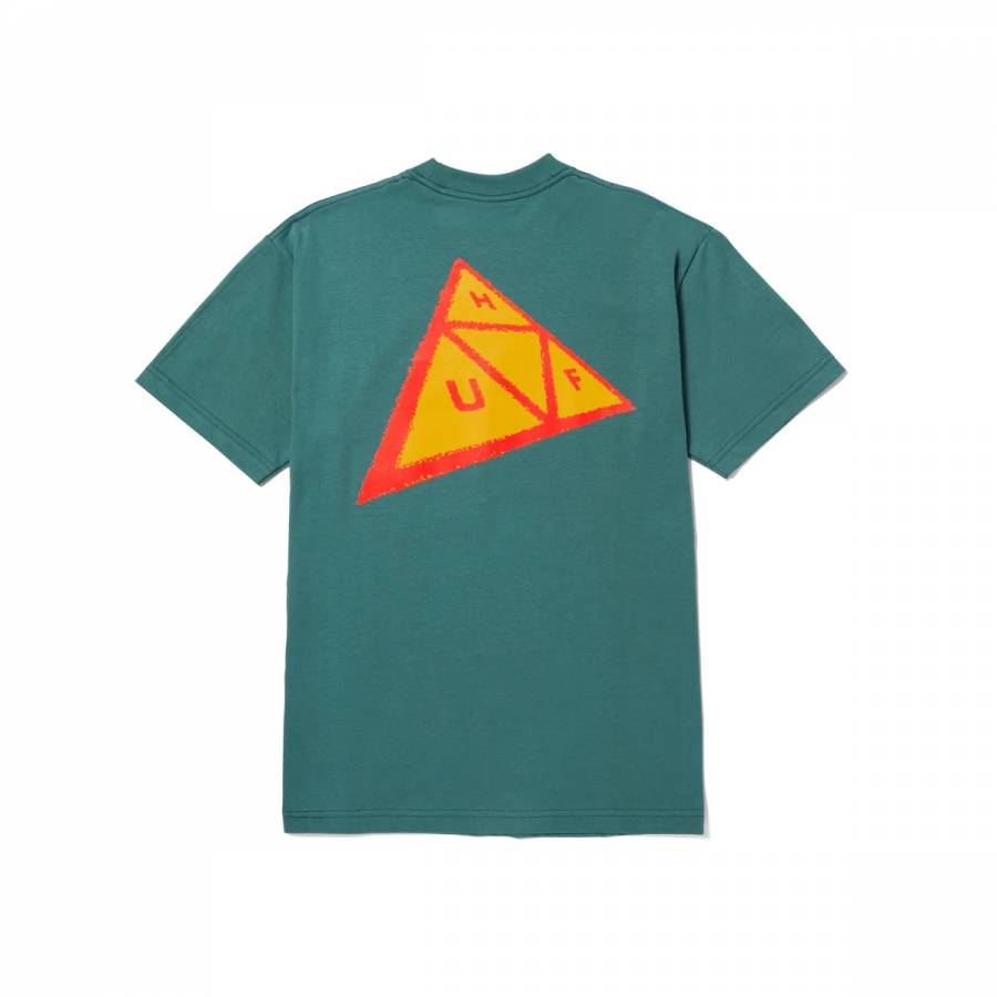 Huf Skewed Triple Triangle T-Shirt - Sage