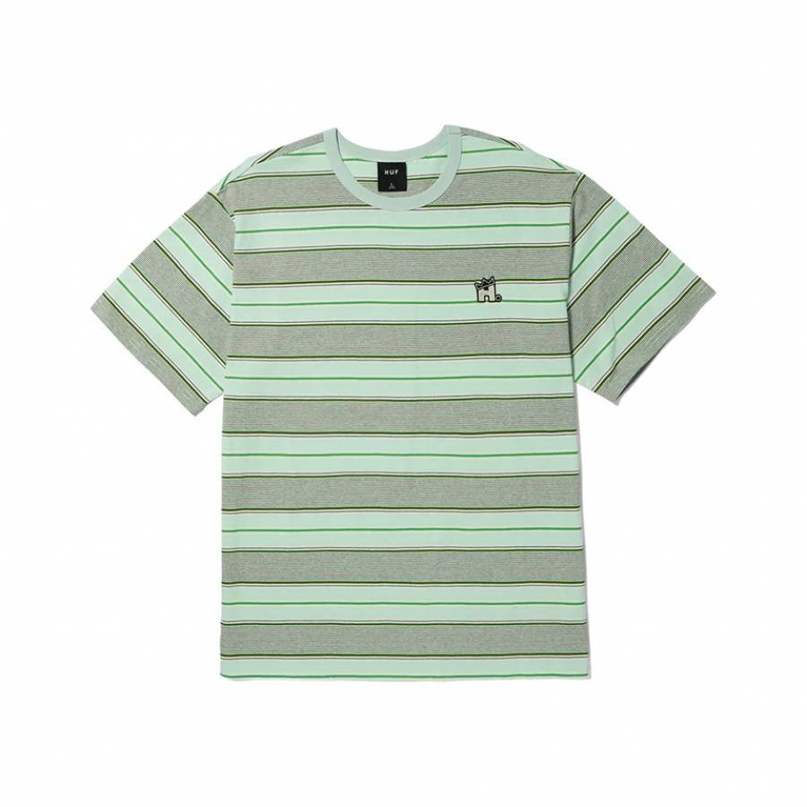 Huf Vernon Relaxed Knit T-Shirt - Smoke Mint