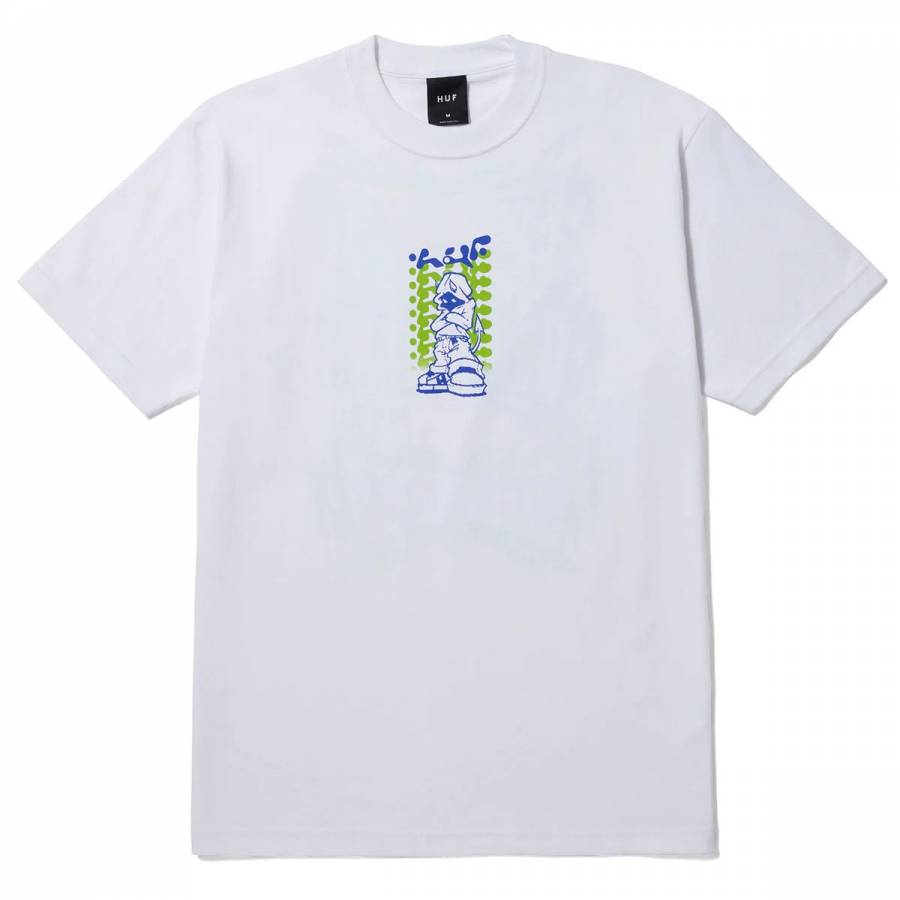 Huf Hell Razor T-Shirt - White