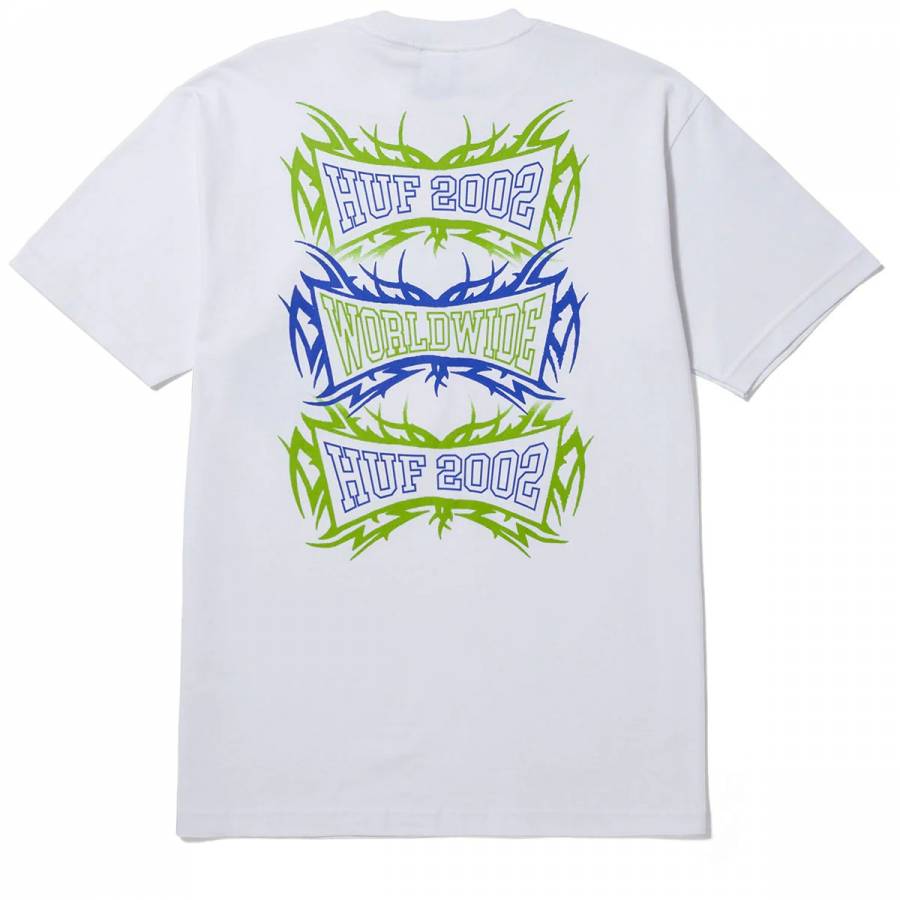 Huf Hell Razor T-Shirt - White