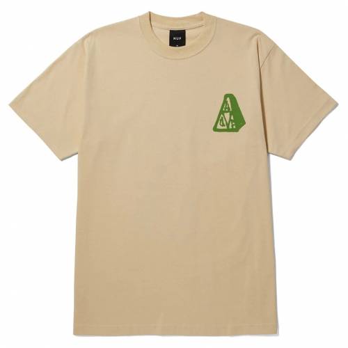 Huf Triple Triangle Hallows T-Shirt - Wheat