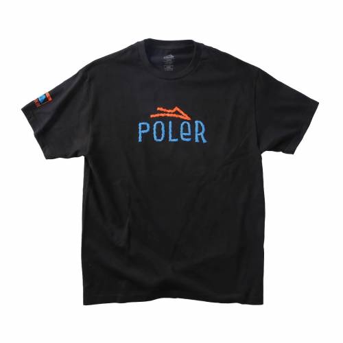 Lakai X Poler Furry Logo T-Shirt - Black