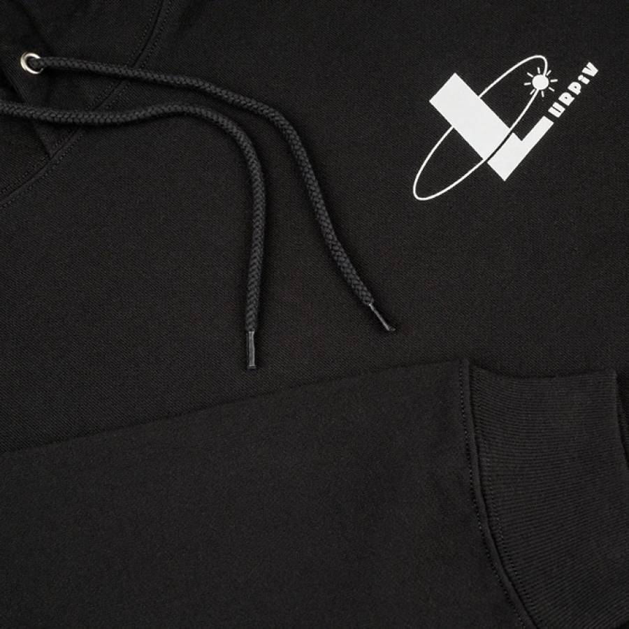 Lurpiv Orbit Logo Hoodie - Black
