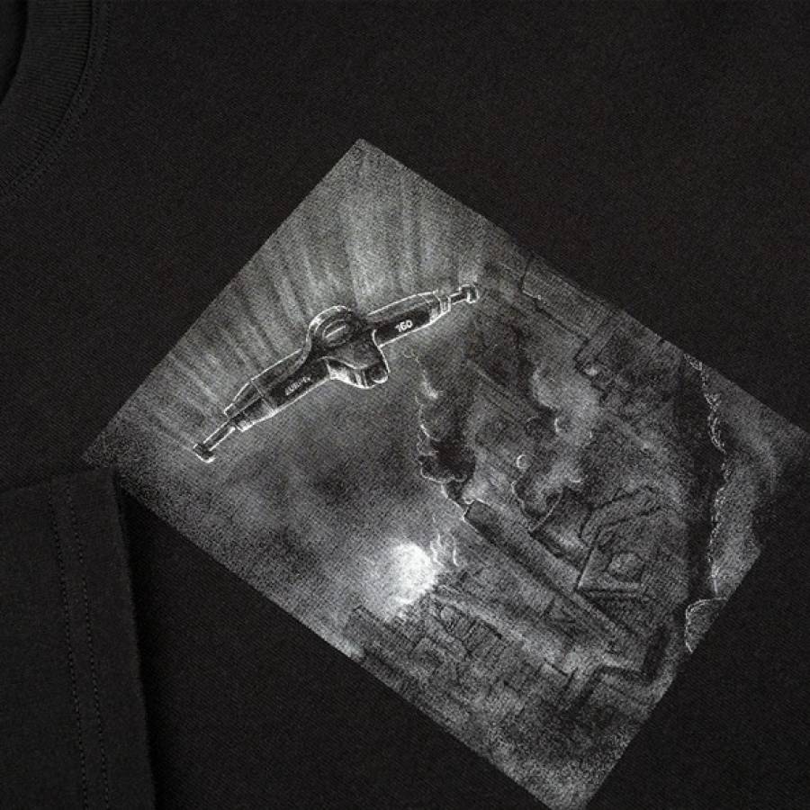 Lurpiv Sci-Fi Hanger T-Shirt - Black