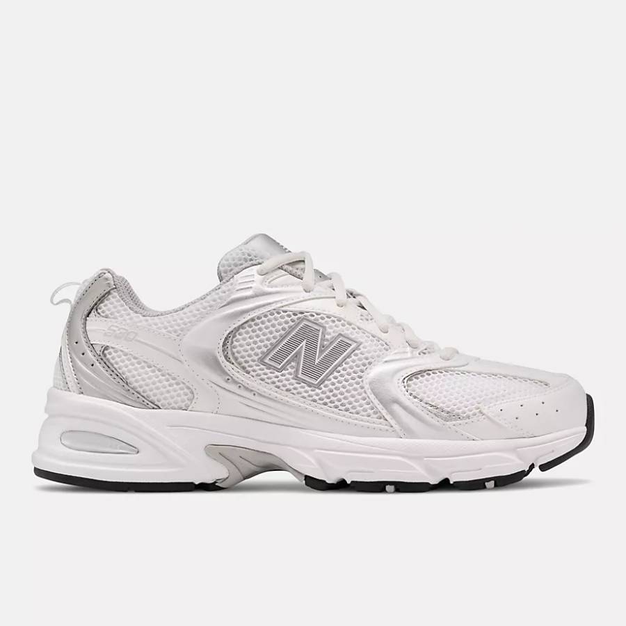 New Balance 530 Shoes - NB White / Silver Metallic