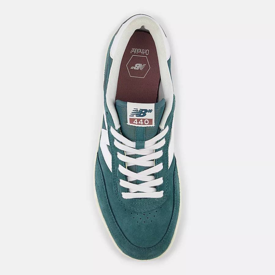New Balance Numeric 440 V2 Shoes - New Spruce / White