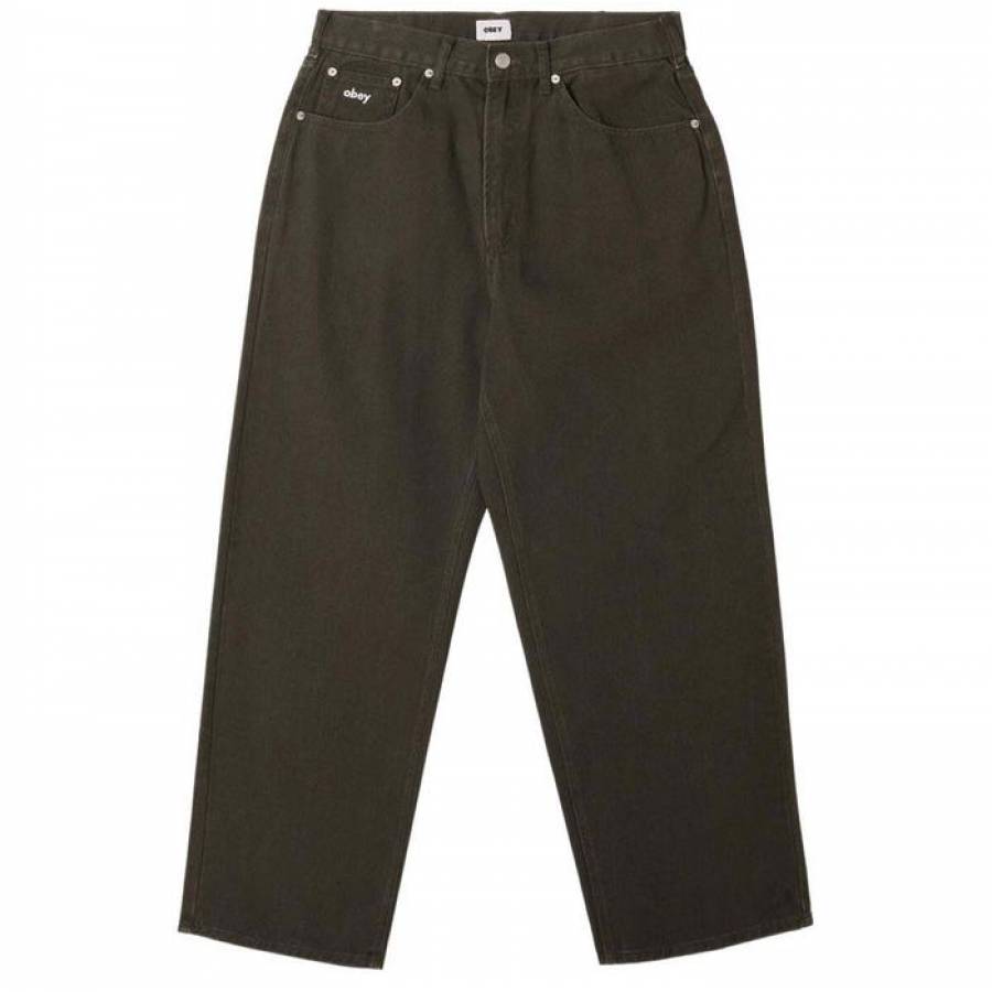 Obey Bigwig Baggy Denim - Rosin Faded Wash