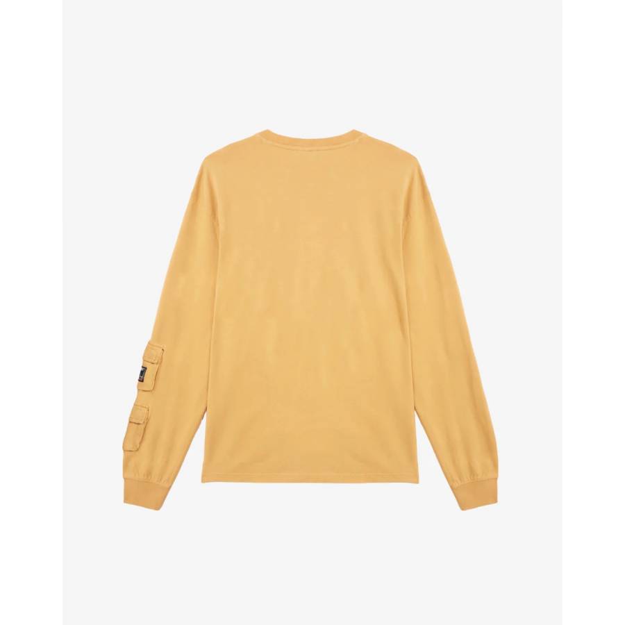 Obey X Napapijri Heavyweight Long Sleeve T-Shirt - Beige Oak