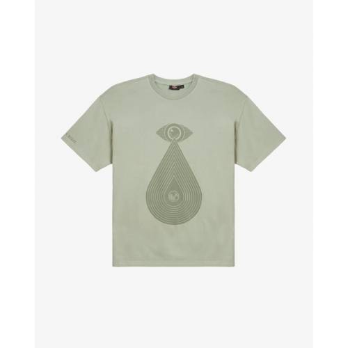 Obey X Napapijri Heavyweight T-Shirt - Green Fairmont