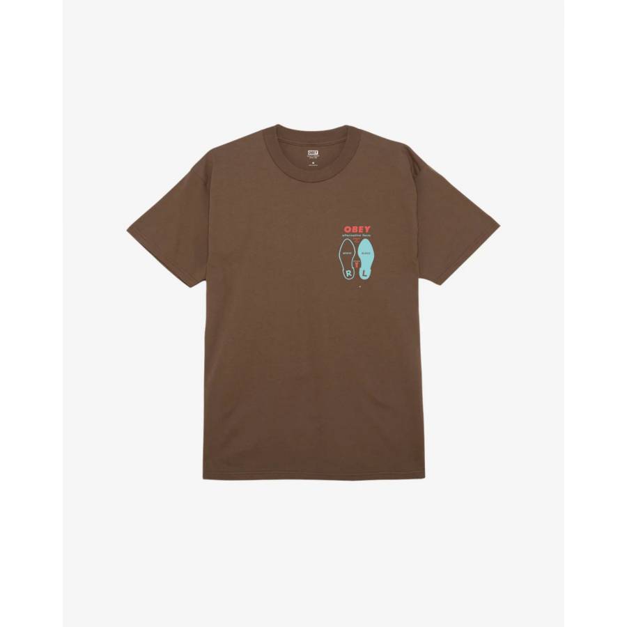 Obey Alternative Facts Classic T-Shirt - Silt