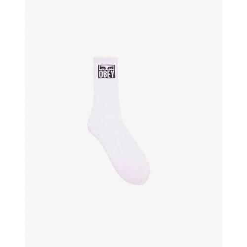 Obey Eyes Icon Socks - White