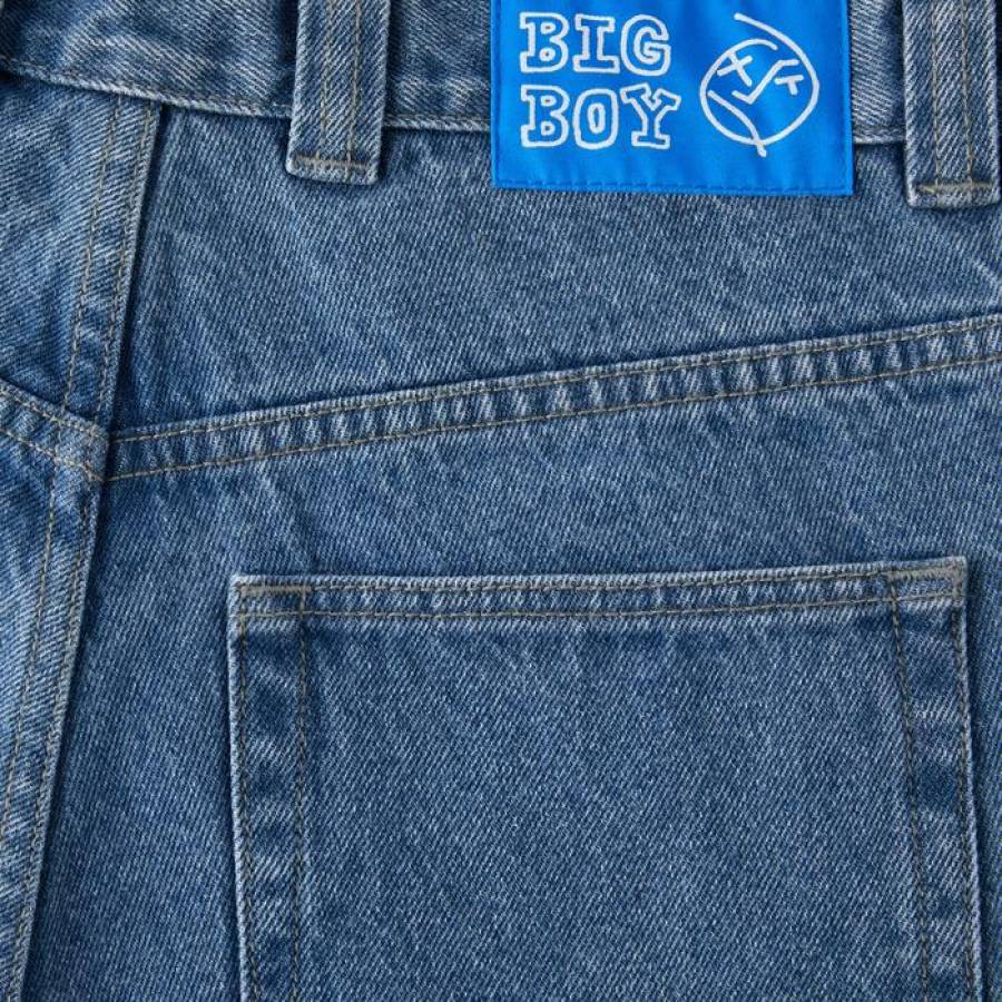 Polar Big Boy Pant - Mid Blue