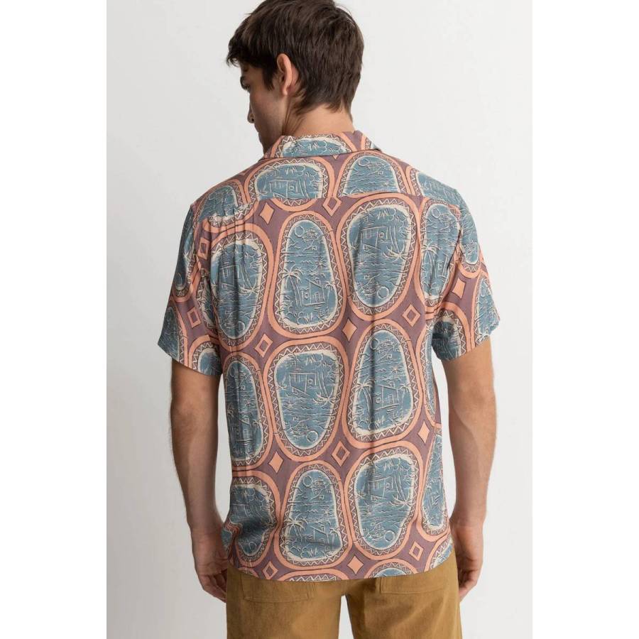 Rhythm Vista SS Shirt - Rust