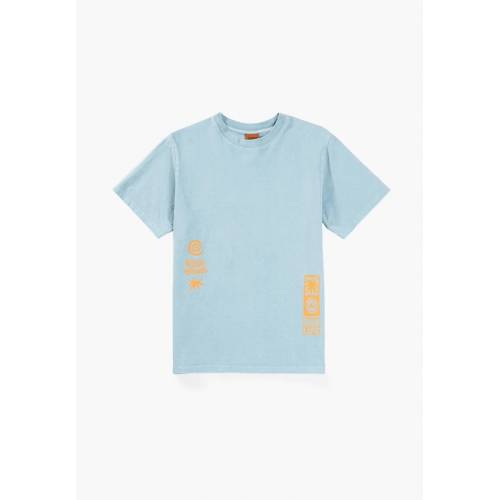 Rhythm High Life Vintage Print T-Shirt - Blue Fog