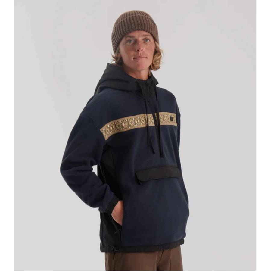 Roark Overland Anorak Hoodie - Dark Navy