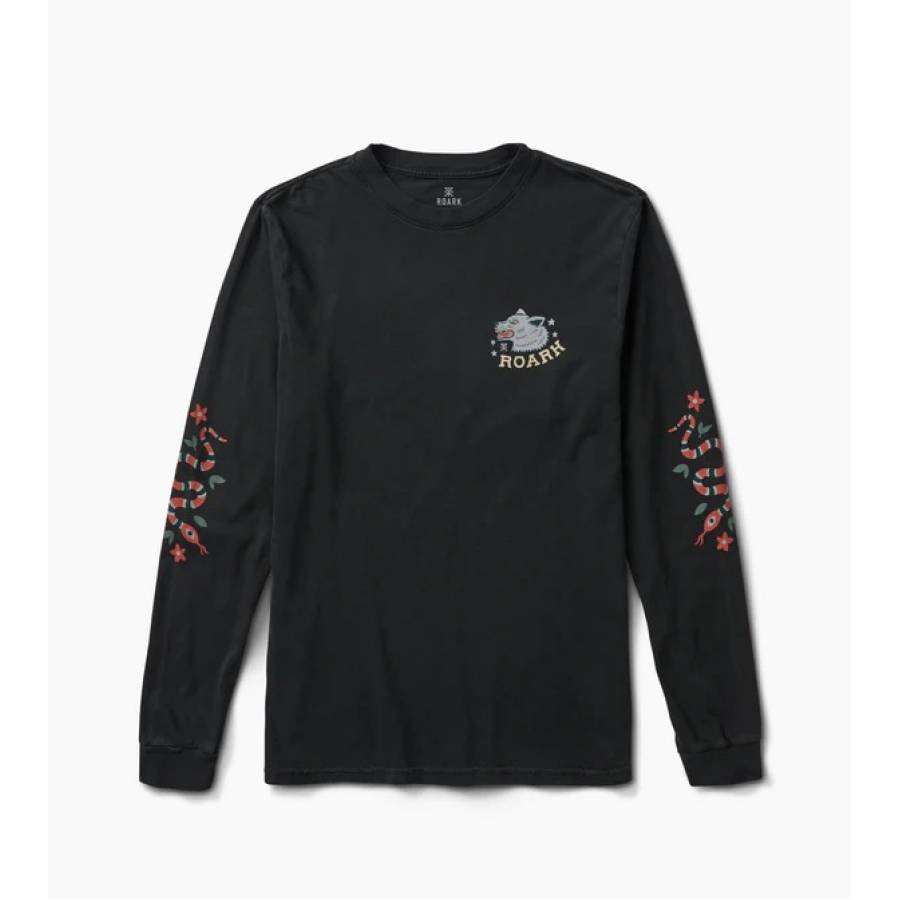 Roark Wolfpack Long Sleeve Premium T-Shirt - Black