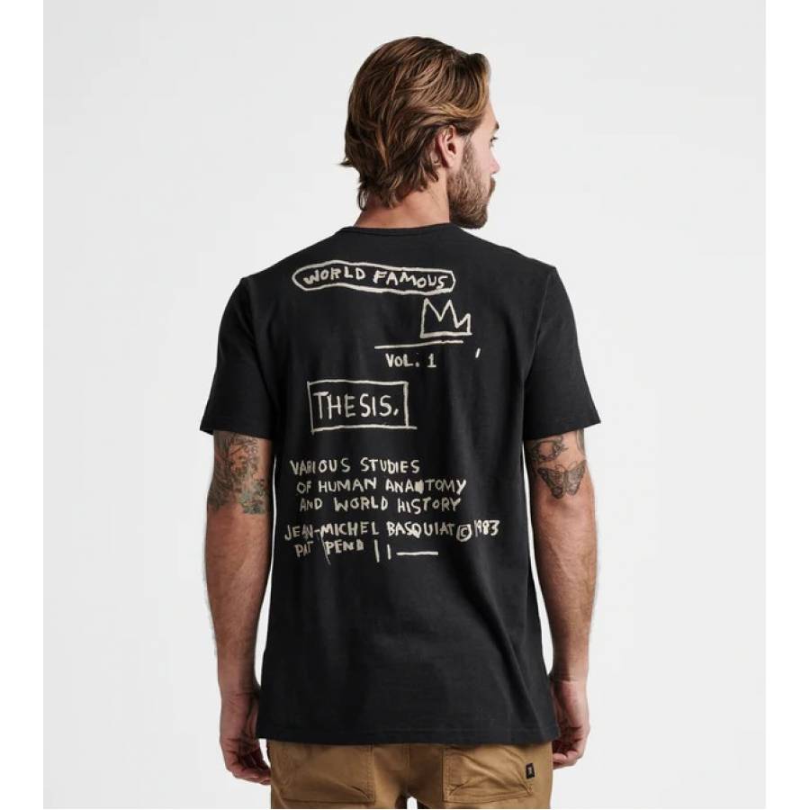 Roark Basquiat Thesis Organic T-Shirt - Basquiat / Black