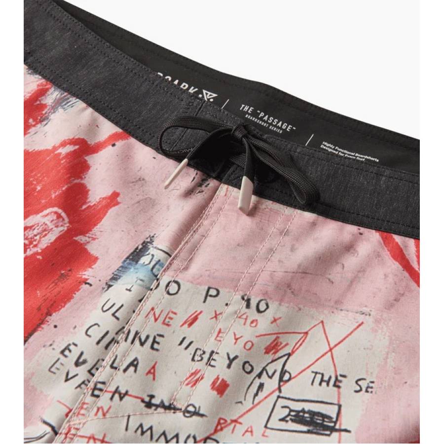 Roark Passage Boardshorts 17" - Basquiat / Pink