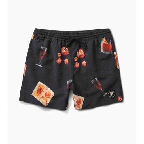 Roark Shorey Boardshorts 16" - Buon Giorno Black