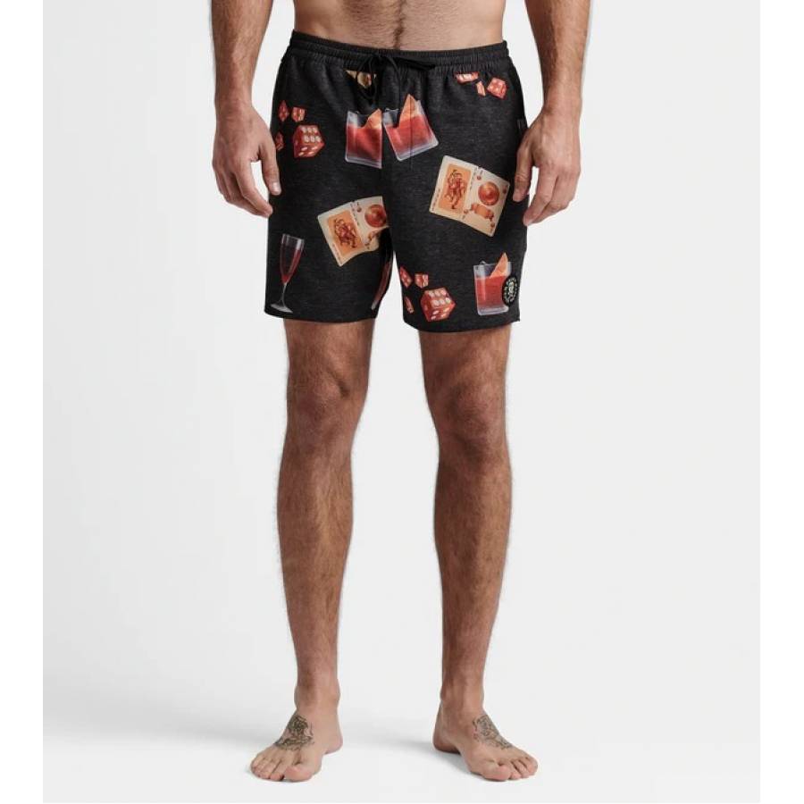 Roark Shorey Boardshorts 16" - Buon Giorno Black