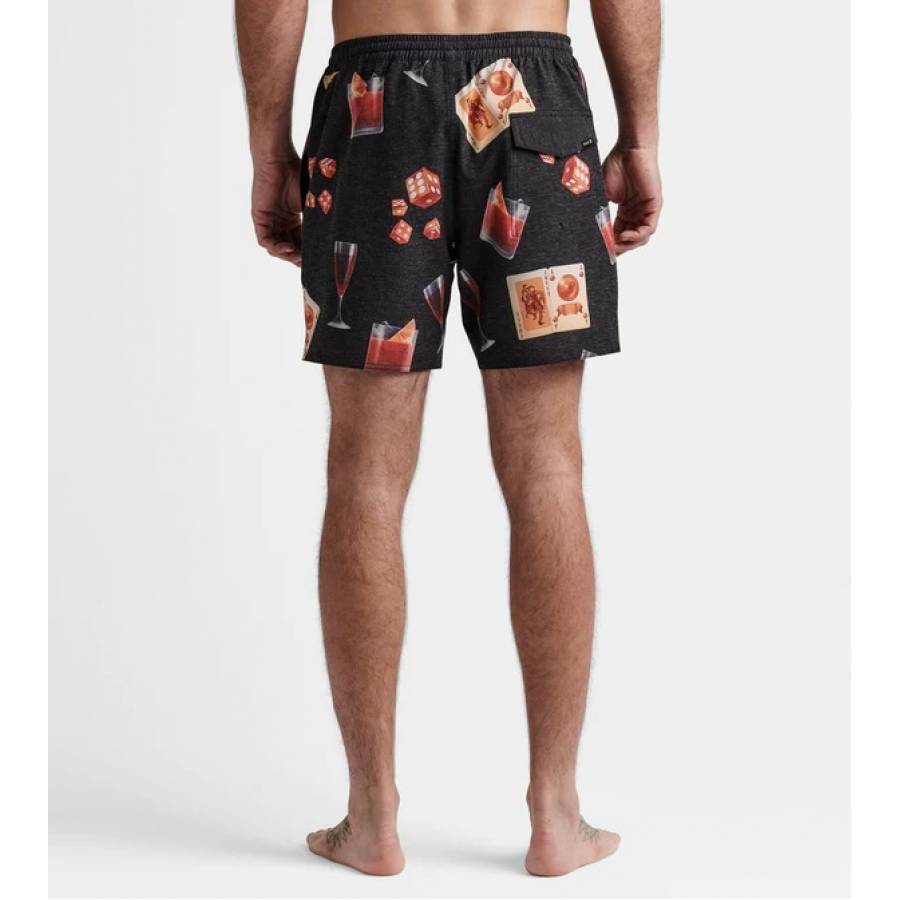 Roark Shorey Boardshorts 16" - Buon Giorno Black