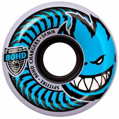 Spitfire Wheels Conical Full Chargers Clear - 54mm 80hd