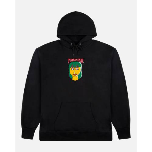 Thrasher X Gonz Talk Shit Hoodie - Black