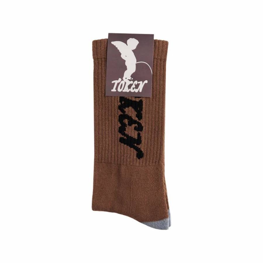 Token Logo Socks - Rust