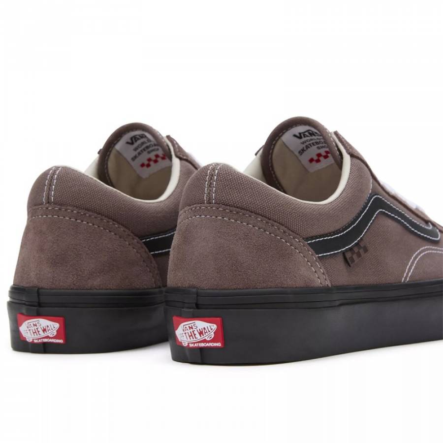 Vans Skate Old Skool Shoes - Taupe / Black