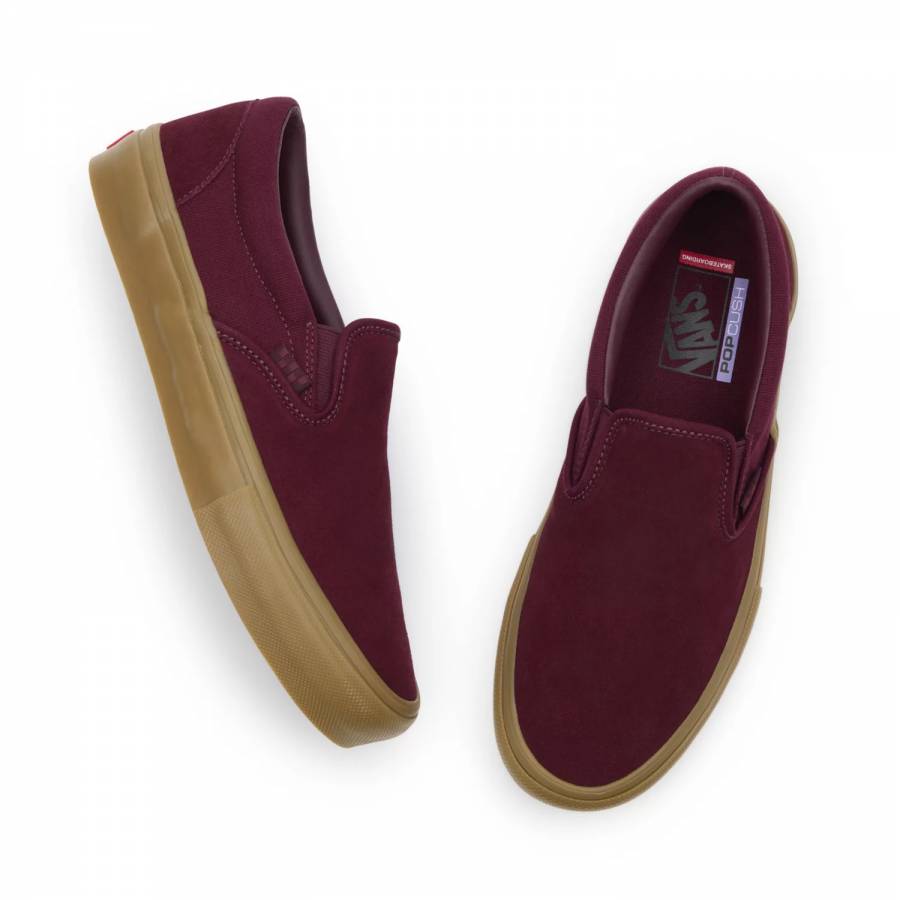 Vans Skate Slip-On Shoes - Port / Gum