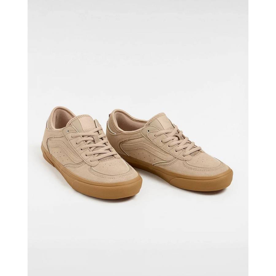 Vans Skate Rowley Shoes - Tan / Gum