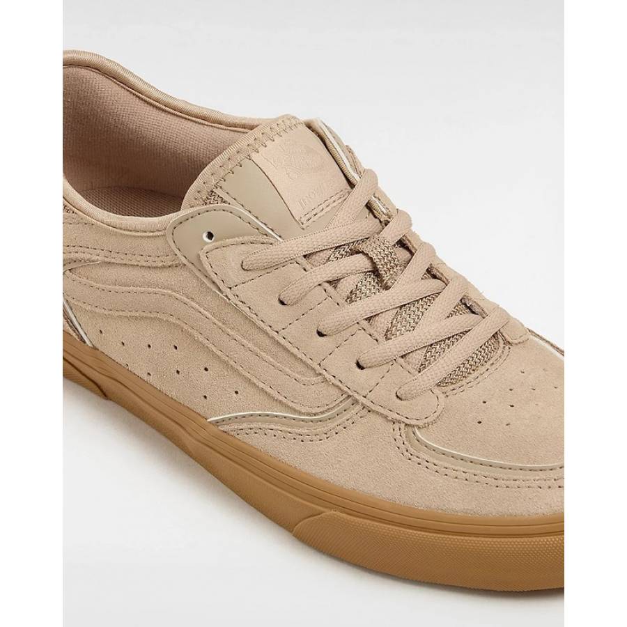 Vans Skate Rowley Shoes - Tan / Gum