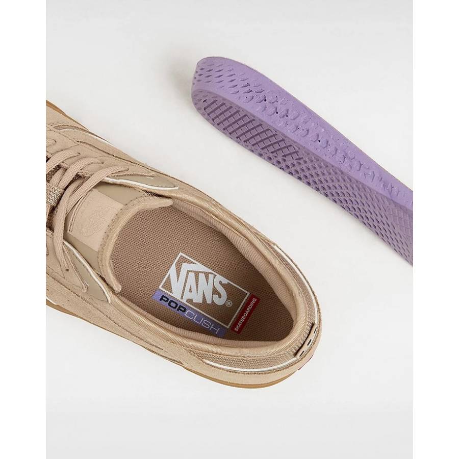 Vans Skate Rowley Shoes - Tan / Gum