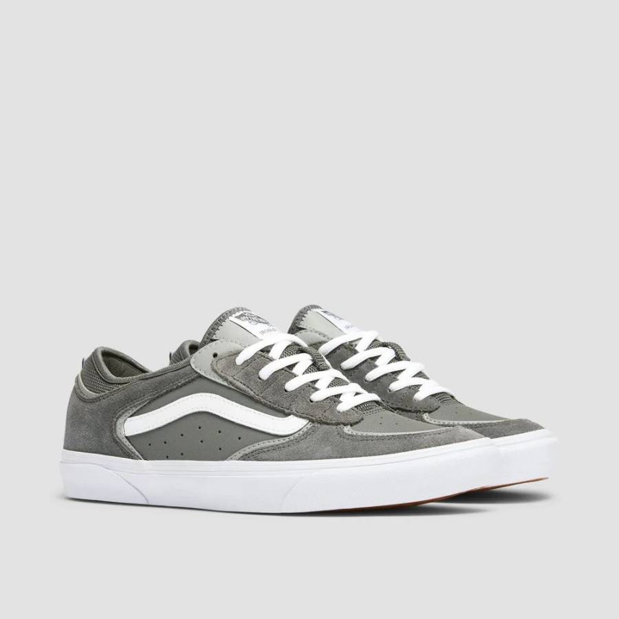 Vans Skate Rowley Shoes - Grey / White